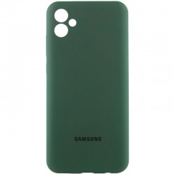 Чохол Silicone Cover Lakshmi Full Camera (AAA) with Logo для Samsung Galaxy A07  Зелений / Cyprus Green - 00000080825_3