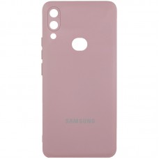 Чохол Silicone Cover Lakshmi Full Camera (AAA) with Logo для Samsung Galaxy A10s  Рожевий / Pink Sand - 00000085727_9