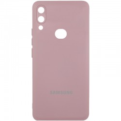 Чохол Silicone Cover Lakshmi Full Camera (AAA) with Logo для Samsung Galaxy A10s  Рожевий / Pink Sand - 00000085727_9