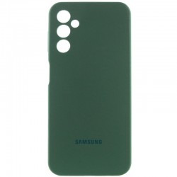 Чохол Silicone Cover Lakshmi Full Camera (AAA) with Logo для Samsung Galaxy A24 4G  Зелений / Cyprus Green - 00000071856_1