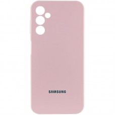 Чохол Silicone Cover Lakshmi Full Camera (AAA) with Logo для Samsung Galaxy A24 4G  Рожевий / Pink Sand - 00000071856_2