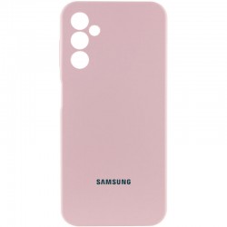 Чохол Silicone Cover Lakshmi Full Camera (AAA) with Logo для Samsung Galaxy A24 4G  Рожевий / Pink Sand - 00000071856_2