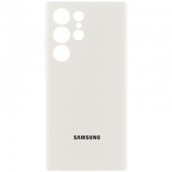 Чохол Silicone Cover Lakshmi Full Camera (AAA) with Logo для Samsung Galaxy S23 Ultra  Білий / White - 00000072128_13