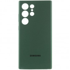 Чохол Silicone Cover Lakshmi Full Camera (AAA) with Logo для Samsung Galaxy S24 Ultra  Зелений / Cyprus Green - 00000071860_10