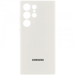Чохол Silicone Cover Lakshmi Full Camera (AAA) with Logo для Samsung Galaxy S24 Ultra  Білий / White - 00000071860_13