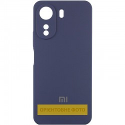 Чохол Silicone Cover Lakshmi Full Camera (AAA) with Logo для Xiaomi Redmi 15 (Global)  Темно-синій / Midnight blue - 00000083660_11