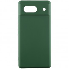 Чохол Silicone Cover Lakshmi Full Camera (AA) для Google Pixel 7a  Зелений / Dark green - 00000075230_3