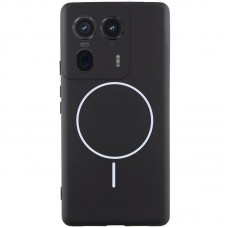 Чохол Silicone Cover Lakshmi Full Camera (AA) with MagFit для Motorola Edge 50 Ultra  Чорний / Black - 00000078229_7