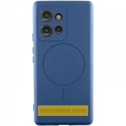 Чохол Silicone Cover Lakshmi Full Camera (AA) with MagFit для Motorola Edge 60 Pro  Синій / Navy blue - 00000080426_5