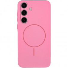 Чохол Silicone Cover Lakshmi Full Camera (AA) with MagFit для Samsung Galaxy S24 FE  Рожевий / Light pink - 00000078238_4