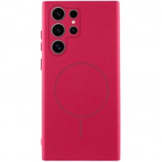 Чохол Silicone Cover Lakshmi Full Camera (AA) with MagFit для Samsung Galaxy S25 Ultra  Червоний / Rose Red - 00000078242_3