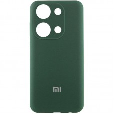 Чохол Silicone Cover Lakshmi Full Camera (AA) with logo для Xiaomi Poco X6 Pro  Зелений / Dark green - 00000078948_4