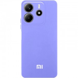 Чохол Silicone Cover Lakshmi Full Camera (AA) with logo для Xiaomi Redmi Note 14 4G (Europe version)  Бузковий / Dasheen - 00000078980_5