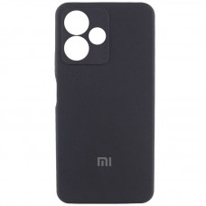 Чохол Silicone Cover Lakshmi Full Camera (AA) with logo для Xiaomi Redmi Note 14 5G  Чорний / Black - 00000078200_1