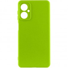 Чохол Silicone Cover Lakshmi Full Camera (A) для Motorola Moto G14  Салатовий / Neon Green - 00000068991_9