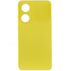 Чохол Silicone Cover Lakshmi Full Camera (A) для Oppo A58 4G  Жовтий / Flash - 00000066924_2
