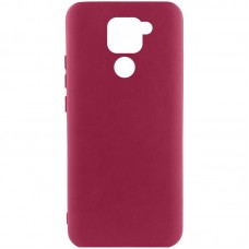 Чохол Silicone Cover Ummi Lakshmi (AA) для Xiaomi Redmi Note 9 / Redmi 10X  Бордовий / Marsala - 00000081128_2