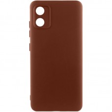 Чохол Silicone Cover Ummi Lakshmi Full Camera (AA) для Motorola Moto E13  Коричневий / Brown - 00000086351_9