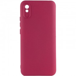 Чохол Silicone Cover Ummi Lakshmi Full Camera (AA) для Xiaomi Redmi 9A  Бордовий / Marsala - 00000083606_2
