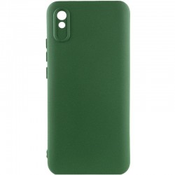 Чохол Silicone Cover Ummi Lakshmi Full Camera (AA) для Xiaomi Redmi 9A  Зелений / Dark green - 00000083606_3