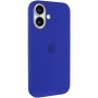 Чохол Silicone case (AAA) with Magsafe and Animation (button) для Apple iPhone 16 Plus (6.7
