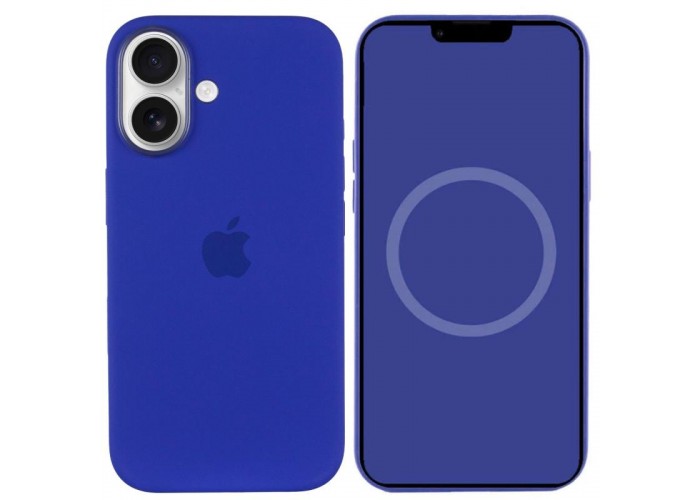 Чохол Silicone case (AAA) with Magsafe and Animation (button) для Apple iPhone 16 Plus (6.7