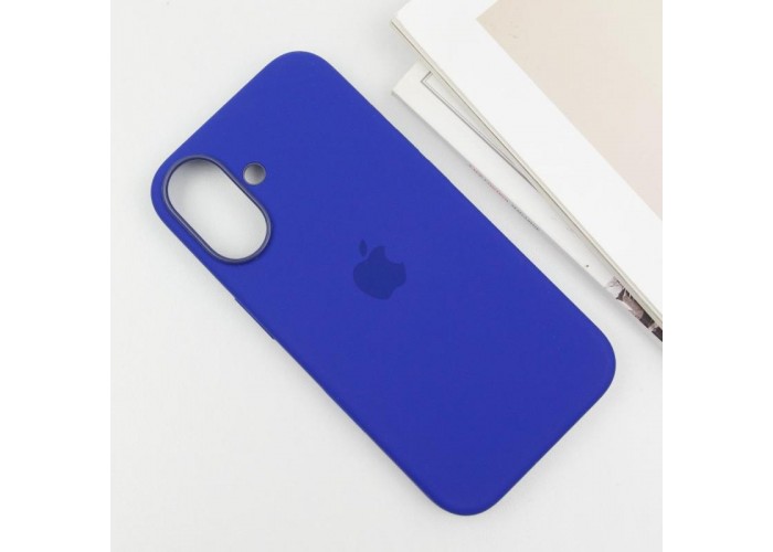 Чохол Silicone case (AAA) with Magsafe and Animation (button) для Apple iPhone 16 Plus (6.7