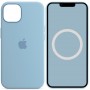 Чохол Silicone case (AAA) with Magsafe and Animation для Apple iPhone 13 (6.1