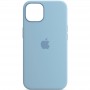 Чохол Silicone case (AAA) with Magsafe and Animation для Apple iPhone 13 (6.1