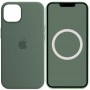 Чохол Silicone case (AAA) with Magsafe and Animation для Apple iPhone 13 (6.1