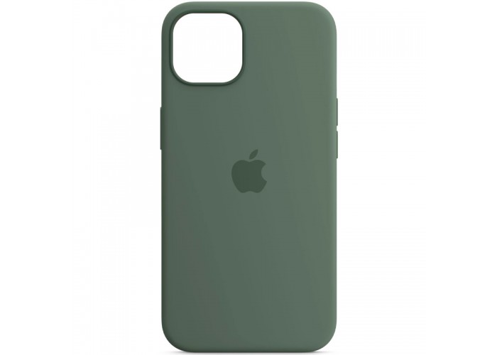 Чохол Silicone case (AAA) with Magsafe and Animation для Apple iPhone 13 (6.1