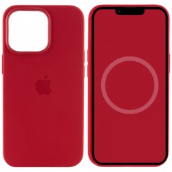 Чохол Silicone case (AAA) with Magsafe and Animation для Apple iPhone 13 Pro (6.1")  Червоний / Red - 00000051654_2