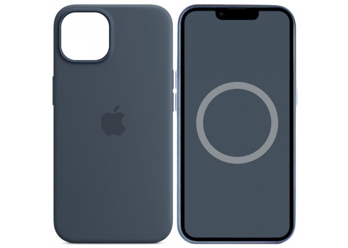 Чохол Silicone case (AAA) with Magsafe and Animation для Apple iPhone 14 (6.1