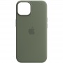 Чохол Silicone case (AAA) with Magsafe and Animation для Apple iPhone 14 (6.1