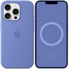 Чохол Silicone case (AAA) with Magsafe and Animation для Apple iPhone 16 Pro Max (6.9")  Periwinkle - 00000074447_9