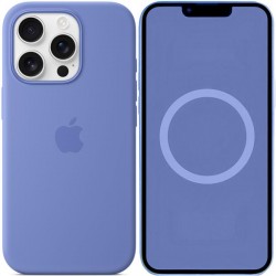 Чохол Silicone case (AAA) with Magsafe and Animation для Apple iPhone 16 Pro Max (6.9")  Periwinkle - 00000074447_9