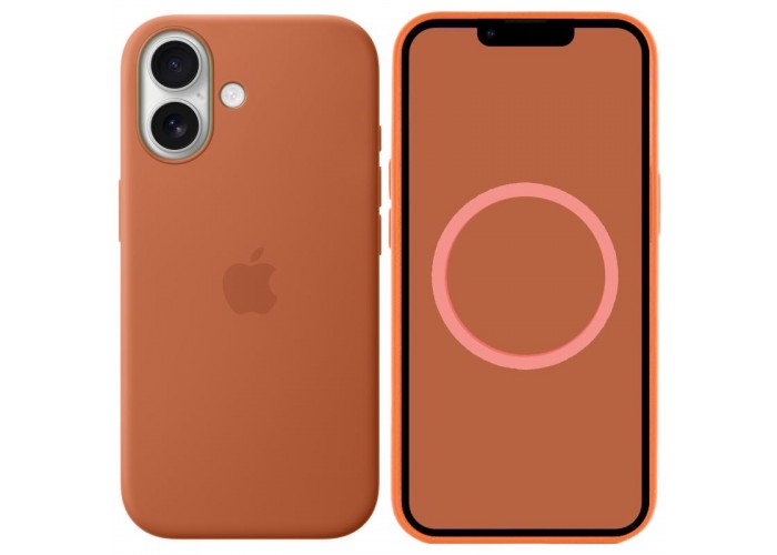 Чохол Silicone case (AAA) with Magsafe and Animation для Apple iPhone 17 (6.3