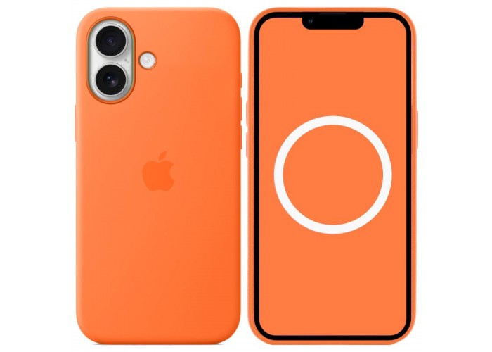 Чохол Silicone case (AAA) with Magsafe and Animation для Apple iPhone 17 (6.3