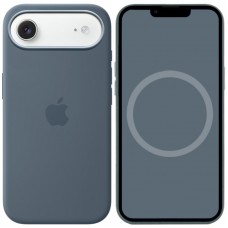 Чохол Silicone case (AAA) with Magsafe and Animation для Apple iPhone 17 Air (6.5")  Anchor Blue - 00000081567_16