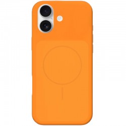 Чохол Silk Duo Color (AA) NO LOGO with Magnetic Fit для Apple iPhone 17 (6.3")  Orange - 00000087302_15