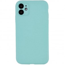 Чохол Silk Full Camera Protective (AA) NO LOGO для Apple iPhone 12 (6.1")  Бірюзовий / Marine Green - 00000070224_12