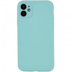 Чохол Silk Full Camera Protective (AA) NO LOGO для Apple iPhone 12 (6.1")  Бірюзовий / Marine Green - 00000070224_12