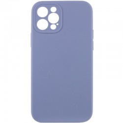 Чохол Silk Full Camera Protective (AA) NO LOGO для Apple iPhone 12 Pro (6.1")  Сірий / Lavender Gray - 00000070225_23