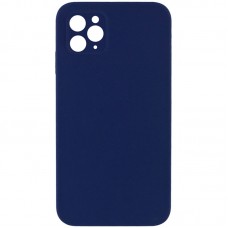 Чохол Silk Square Full Camera Protective (AA) NO LOGO для Apple iPhone 11 Pro (5.8")  Темно-синій / Midnight blue - 00000072155_24