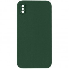 Чохол Silicone Case Square Full Camera Protective (AA) NOLOGO для Apple iPhone XS Max (6.5")  Зелений / Cyprus Green - 00000072152_9