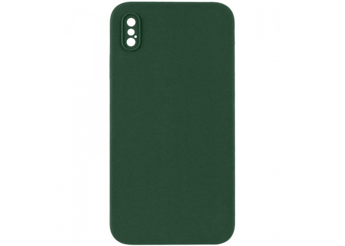 Чохол Silicone Case Square Full Camera Protective (AA) NOLOGO для Apple iPhone XS Max (6.5