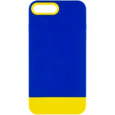 Чохол TPU+PC Bichromatic для Apple iPhone 7 plus / 8 plus (5.5")  Navy Blue / Yellow - 00000054820_13
