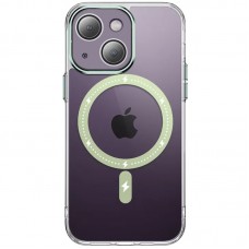 Чохол TPU+PC Colorful with MagSafe для Apple iPhone 13 (6.1")  Green - 00000065143_3