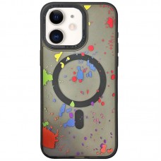 Чохол TPU+PC Flush with MagSafe для Apple iPhone 11 (6.1")  Titanium black - 00000072538_1