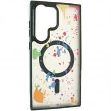 Чохол TPU+PC Flush with MagSafe для Samsung Galaxy S24 Ultra  Dark green - 00000078771_4